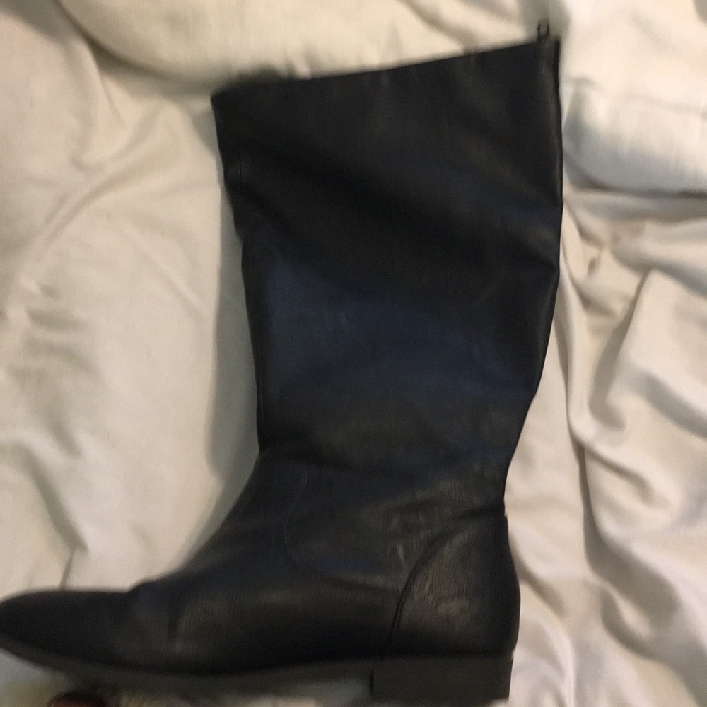 Knee high wide calf boots